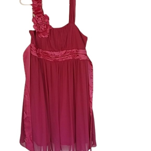 I.N Girl  Pink Party Dress Size 12 - Picture 1 of 3